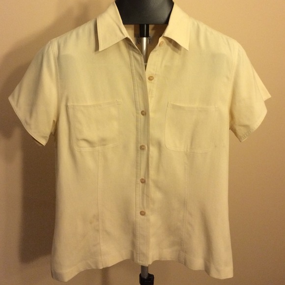 Button Down 100% Silk Shirt