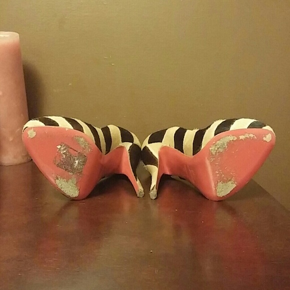 Christin Louboutin Pony Hair Heels - Picture 3 of 4