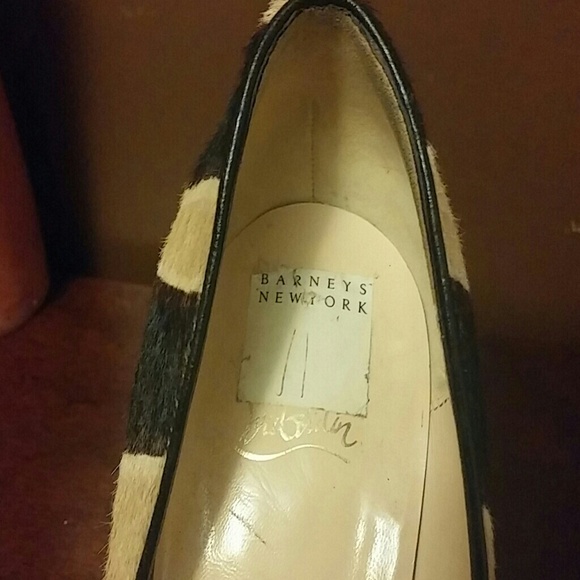 Christin Louboutin Pony Hair Heels - Picture 4 of 4
