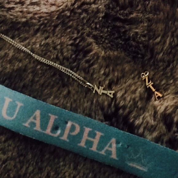 Two Zeta Tau Alpha Pendants and two Zeta Croakies