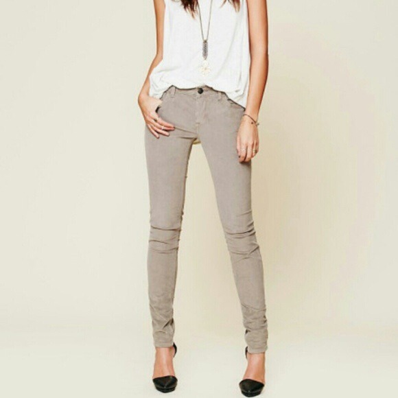 Free People Pants - Free people grey cords
