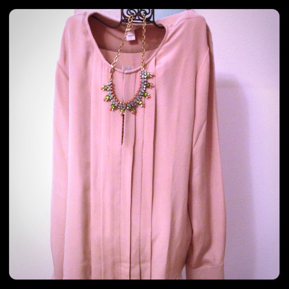 NWT J Crew Pale Pink Blouse