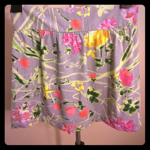 Floral Pattern Skirt