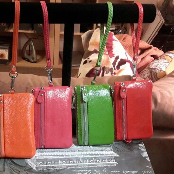 *NOW $15*ALL 4 Baby PopExplosion Leather Wristlets