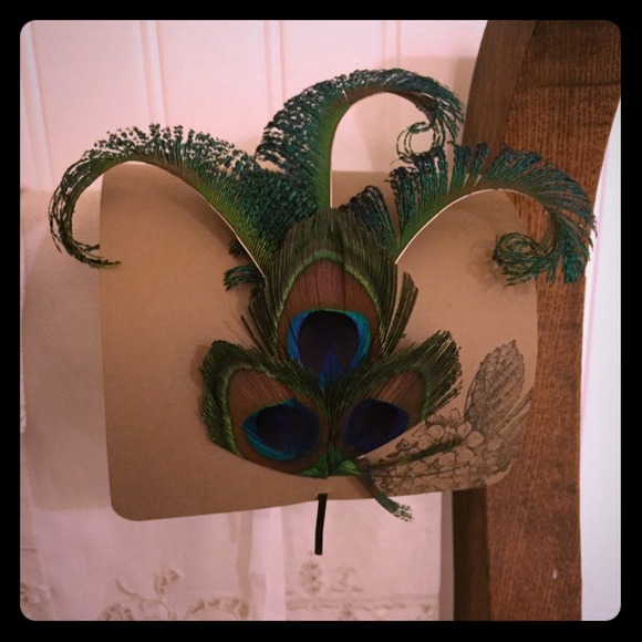 Peacock feather Fascinator!