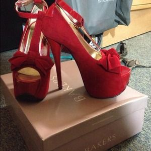 Bakers Red Pumps