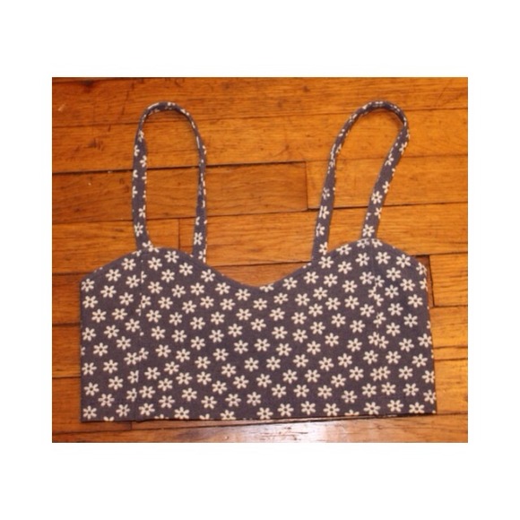 BRANDY MELVILLE bra-lette with caged back design