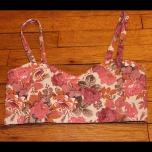 BRANDY MELVILLE bralette w/ caged back design