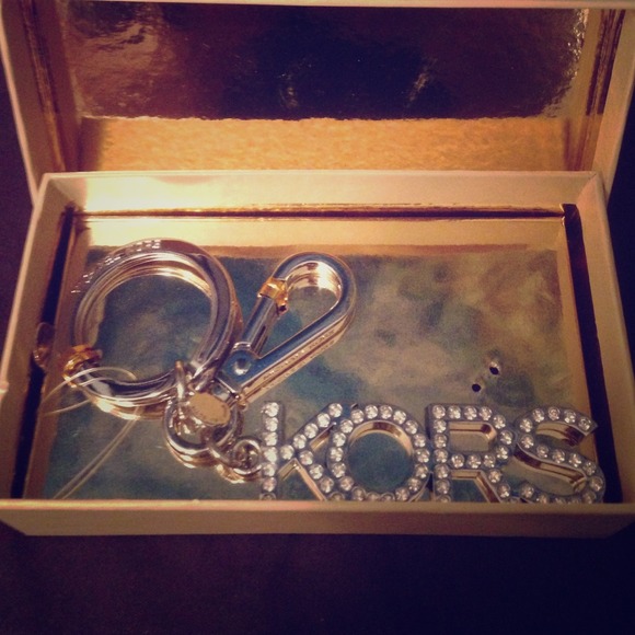 *NIB* Michael Kors "KORS" bag charm/ keychain