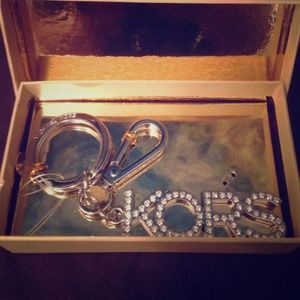 *NIB* Michael Kors "KORS" bag charm/ keychain