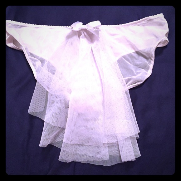 Bride's veil panties bachelorette gift