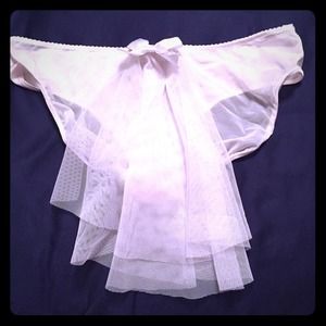 Bride's veil panties bachelorette gift