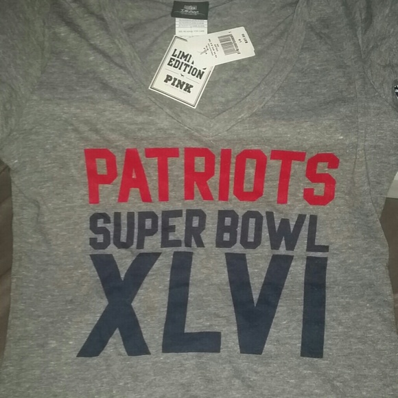 Victoria secret Patriots super bowl tee shirt