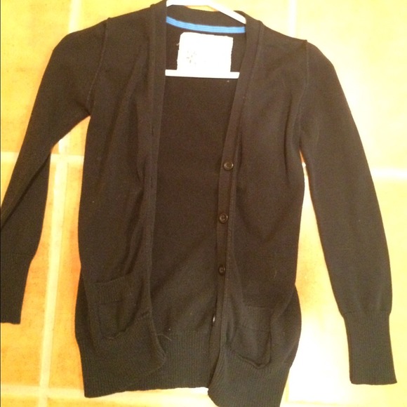 Black button up cardigan