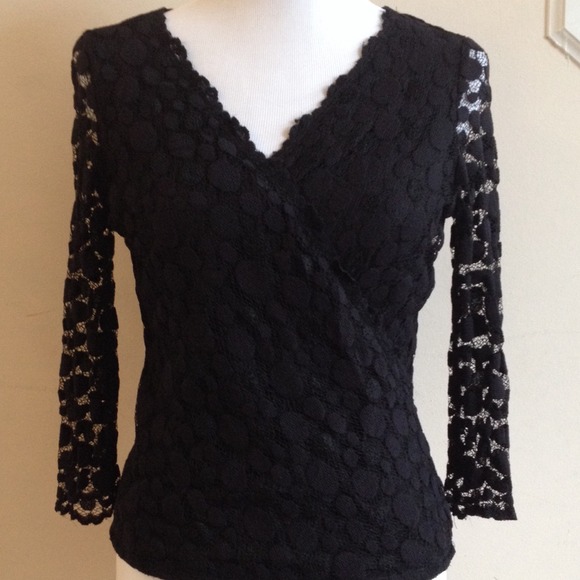Victorias Secret catalog lace top