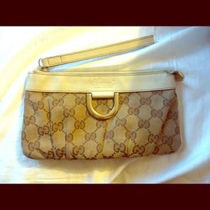 Authentic Gucci wristlet