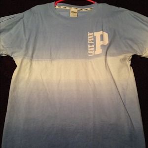 Blue ombre varsity crew