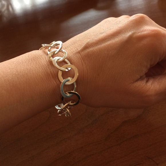 925 sterling silver toggle bracelet - Picture 2 of 3