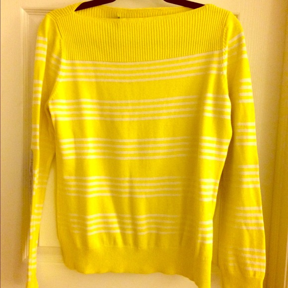 C Wonder boatneck sweater w/ grey elbow patches