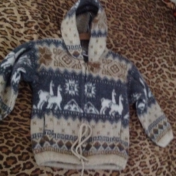Brand New 100% alpaca wool children's sweater