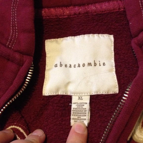 Hal zip Abercrombie hooded sweatshirt - Picture 3 of 3