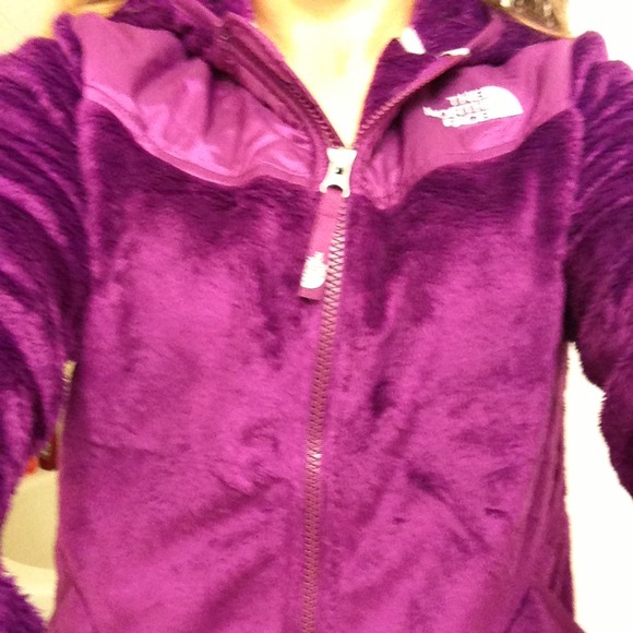 North face fuzzy jacket