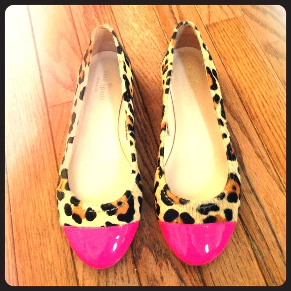 NWOB Kate Spade cap toe leopard flats!