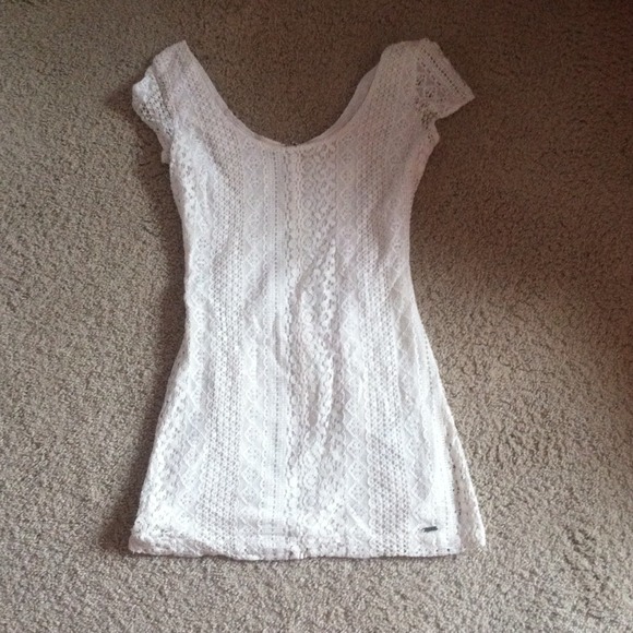 White lace Hollister dress