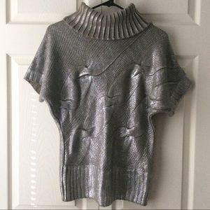 🎈SALE🎈Silver Knit Sweater Top