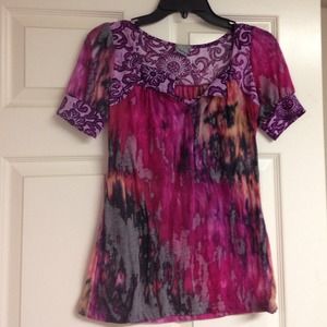 Daytrip top pink and purple