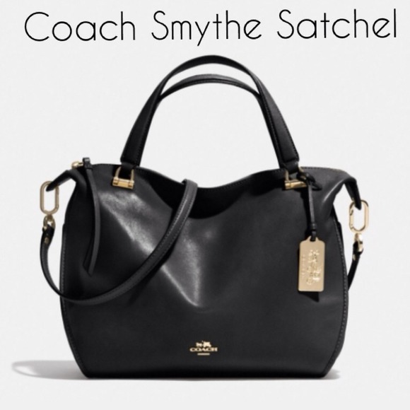 NWT Coach Smythe Satchel Black