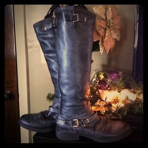 Black ash riding boots👢