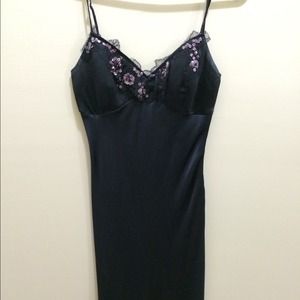 Cache silk black dress