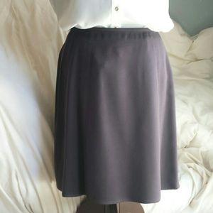 Silk slight A line skirt