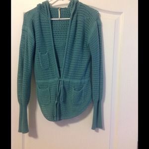 Free People Hooded Cardigan