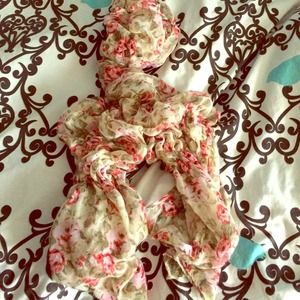 Floral scarf