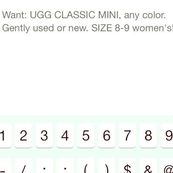 MINI UGG BOOTS!