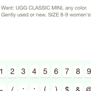 MINI UGG BOOTS!