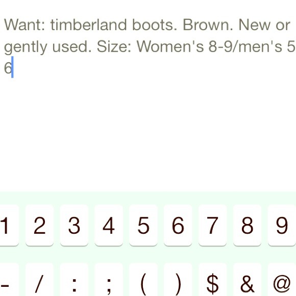 Timberland boots!