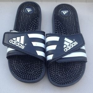 Adidas slip on Velcro sandal shoes