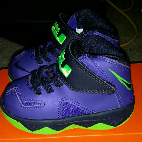 LeBrons...... Purple & Lime Green