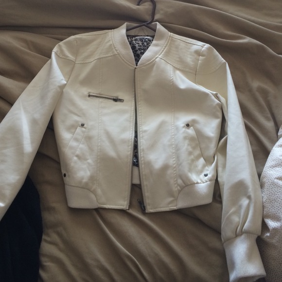 Faux leather jacket