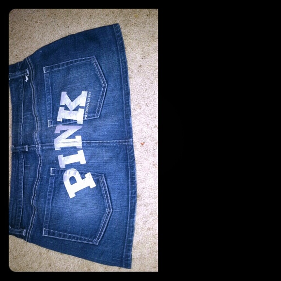 Victoria Secret denim mini skirt
