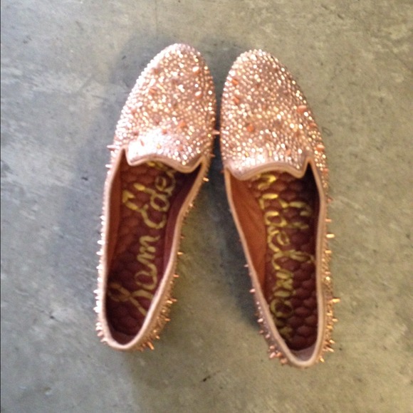Sam Edelman rose gold flats