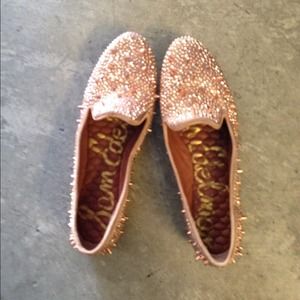 Sam Edelman rose gold flats
