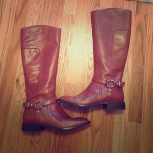 Nine West Riding Boots- Cognac
