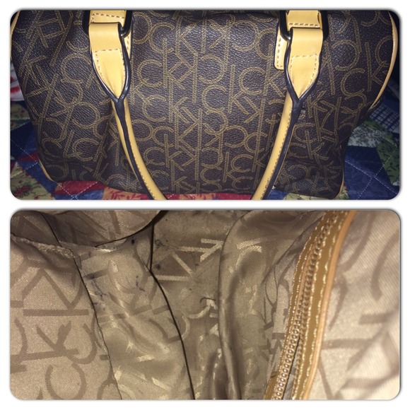 Brown Calvin Klein purse