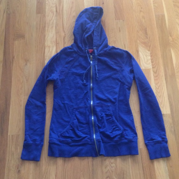 Blue Zip-up Hoodie