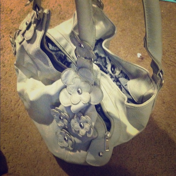 ❄️large grey purse