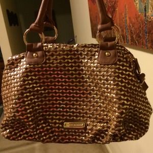 Steve Madden gold purse.